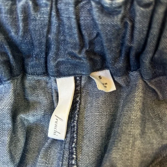 Frenchi Blue Denim A-Line Skirt - Picture 3 of 3